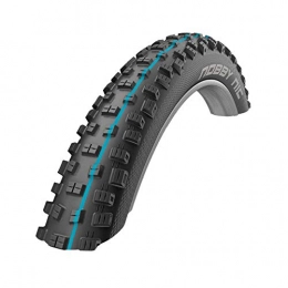 SCHWALBE (Cycle) Mountain Bike Tyres Schwalbe Nobby Nic Snake Skin Black Mountain Bike Tyre 27.5 x 2.80 TS (71-584) (650b) Black Tubeless-Tubetype