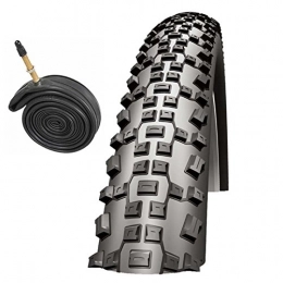 Schwalbe Mountain Bike Tyres Schwalbe Rapid Rob 26" x 2.10 Mountain Bike Tyre with Presta Inner Tube