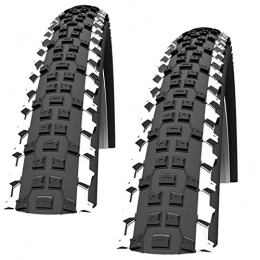 Schwalbe Rapid Rob Tyres Spares Schwalbe Rapid Rob 26 x 2.25" Mountain Bike Tyres with White Stripe (Pair)