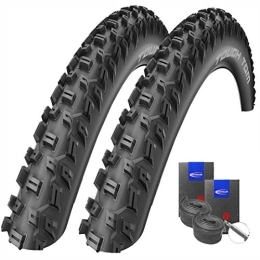 Reifenset Spares Schwalbe Tough Tom MTB Tyres with Cleat Profile 26 x 2.25 / 57-559 + Schwalbe Tubes