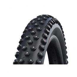 Schwalbe Spares Schwalbe Unisex's ICE SPIKER PRO Perf, DD, RaceGuard, TLE Tyres, Black, 57-584