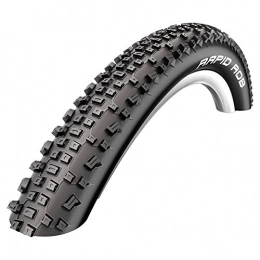 Schwalbe Mountain Bike Tyres Schwalbe Unisex's Rapid Rob Hs391 Active Line Rigid Tyres, Black, One Size