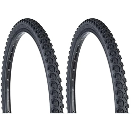 SUNLITE Mountain Bike Tyres SunLite Bicycle K831 Alpha Bite Mountain Tires PAIR 26x1.95 Black Trail Knobby