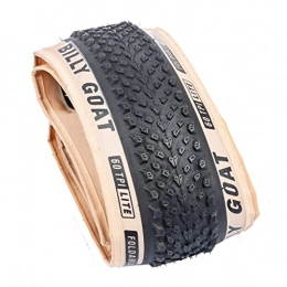YYQQ Mountain Bike Tyres Tyres Bicycle Tires, High Quality Tire Rims 29 Mountain Bike Tires Rims 26 Tires 27 5 Mountain Bike Folding Yellow Rim Tire (Color : 27.5 x 2.1, Features : Foldable)