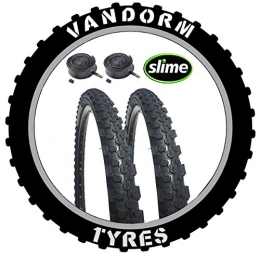 Vandorm Spares Vandorm Storm 26" x 1.95" MTB Tyre & SCHRADER Tube Deal - VTP1053 x 1