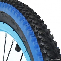 WERFFT Spares WERFFT 2 Tires 26 * 1.95 Inch Mountain Bike Tires + Inner Tube Anti-Puncture, Wear-Resistant Color Tires, Blue
