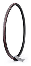 XUELLI Spares XUELLI 700C Bicycle Tire 70025C 70028C Road Bike Tire Ultra Light 365g Riding Tire Red Edge Mountain Bike Tire (Color : 700x25c red) (Color : 700x25c Red)