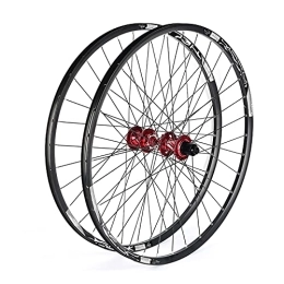 Bewinch Mountain Bike Wheel 12 Speed Mountain Bike Wheelset, 29 / 26 / 27.5 Inch Bicycle Wheel, Double Walled Aluminum Alloy MTB Rim Fast Release Disc Brake 32H, 26in