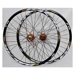 NaHaia Mountain Bike Wheel 26" / 27.5" / 29" Inch Mountain Bike Wheelset Double Layer Alloy Rim Sealed Bearing Disc Brake 32 Hole 7 / 8 / 9 / 10 / 11 Cassette Wheels