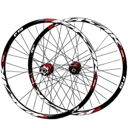 NEZIAN Mountain Bike Wheel 26" / 27.5" / 29" Inch Mountain Bike Wheelset Double Layer Alloy Rim Sealed Bearing Disc Brake 32 Hole 7 / 8 / 9 / 10 / 11 Cassette Wheels (Color : A, Size : 27.5inch)