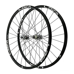 Samnuerly Spares 26 27.5 29 Inch Mountain Bike Wheelset MTB Rim Disc Brake Bicycle Wheel Set Quick Release Hub 24H 7 / 8 / 9 / 10 / 11 / 12 Speed Cassette 1680g Silver (Size : 26'') (26’’)
