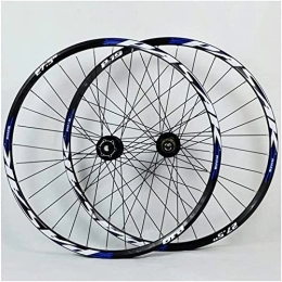 AWJ Mountain Bike Wheel 26 27.5 29 Inch MTB Bicycle Wheelset, Bike Wheel Double Wall Alloy Rim Cassette Hub Sealed Bearing Disc Brake QR 7-11 Speed Wheel