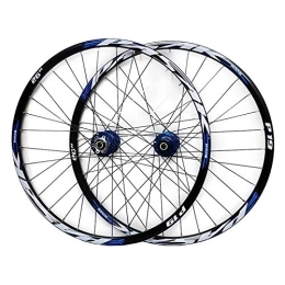 ZFF Mountain Bike Wheel 26 27.5 29in MTB Wheelset Disc Brake Mountain Bike Front And Rear Wheel Sealed Bearing Conical Hub 7 8 9 10 11 Speed Quick Release (Color : Blue, Size : 27.5in)