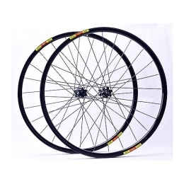 ZFF Mountain Bike Wheel 26 / 27.5 / 29inch Mountain Bike Wheelset Thru Axle MTB Wheel Disc Brakes 24 Holes Spokes Bike Front And Rear Wheels Fit 8 / 9 / 10 / 11 Speed Cassette (Color : Svart, Size : 29'')