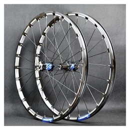 ZFF Mountain Bike Wheel 26 27.5inch MTB Front And Rear Wheel Disc Brake Mountain Bike Wheelset Quick Release Double Wall 7 8 9 10 11 12 Speed 24 Holes (Color : D, Size : 27.5in)