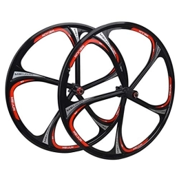 ITOSUI Spares 26 In Bicycle Wheelset, Mountain Bike Wheel Set, Double Wall Rim Disc Brake Aluminum Alloy Quick Release 7 / 8 / 9 / 10 / 11 Speed