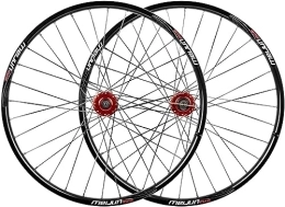 InLiMa Mountain Bike Wheel 26 Inch Bicycle Wheels, 32H Wheels, Mountain Bike Wheels, Pair Of Disc Brakes For 7, 8, 9, And 10 Speed Cassette Tapes