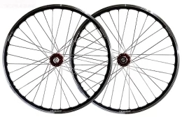 OMDHATU Mountain Bike Wheel 26 inch mountain bike wheelset V-brake / disc brake dual-use wheelset Front 2+rear 2 sealed bearing hubs Cassette quick release Wheel Set Suitable for 8-10 speed (Color : C)