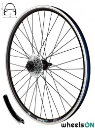 wheelsON Spares 26 inch Rear Wheel + 7 spd SunRace Freewheel Hybrid / Mountain Bike Black 36H