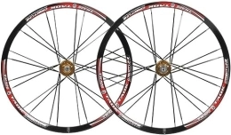 InLiMa Mountain Bike Wheel 26 "Mountain Bike Wheel Set Disc Brake Wheel Set 24H Bicycle Rim Quick Release Hub, Suitable For 7 / 18 / 9 / 10 Speed (Color : Black Gold, Size : 26'')