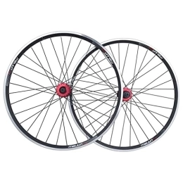 AWJ Mountain Bike Wheel 26" MTB Cycling Wheels, Alloy Rim Front Rear Bike Wheelset V / disc Brake 32 Hole 7-11 Speed Quick Release Quick Release Axles Wheel