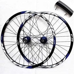 DSHUJC Spares 26In Super Light Carbon Wheels Bike Wheelset, Double Wall Rim Mountain Cycling Hub Hybrid / Mountain Quick Release 26 Hole 7 / 8 / 9 / 10 Speed, for Mountain Bicycle