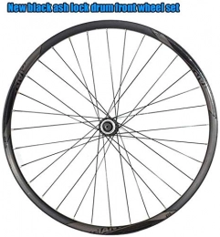 LIMQ Mountain Bike Wheel 27.5 Inch Front Mountain Bike Wheel New Black Ash Lock Drum Front Wheel Set Mountain Bike Wheel