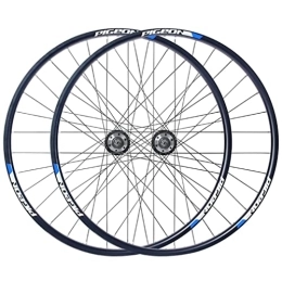 Generic Mountain Bike Wheel 27.5'' Mountain Bike Wheelset Disc Brake MTB Wheelset Quick Release Front Rear Wheels Bicycle Rim 32H Hub For 7 / 8 / 9 / 10 Speed Cassette 2800g (Color : Blue, Size : 27.5'') (Blue 27.5)