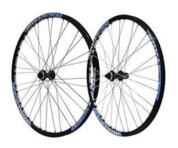 Generic Mountain Bike Wheel 27.5Inch Mountain Bike Wheelset Cycling Wheel Set MTB Rim Centerlock Disc Brake Wheels Quick Release Hub 32H For 7 / 8 / 9 / 10 Speed Cassette 2160g Bicycle Accessory (Color : Blue, Size : 27.5) (Blue