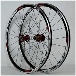 JAMCHE Spares 700C Road Bicycle Wheelset 29 Inch, Double Wall V Brake MTB Rim 30MM Hybrid Mountain Wheels for 7 / 8 / 9 / 10 Speed