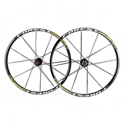 AIFCX Mountain Bike Wheel AIFCX MTB Cycling Wheelset 26"27, 5" Wall Double Wheelset Rim Sealed Bearings Hub Compatible 7 8 9 10 11 Speed Freewheel, D-26inch