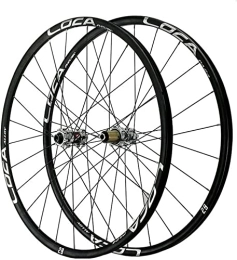 Amdieu Mountain Bike Wheel Amdieu Wheelset 700C Bicycle Wheelset 26 / 27.5 / 29, Mountain Road Bike Wheels Thru Axle Ultralight Front Rear Wheelset Rim Disc Brake 8-12 Speed road Wheel (Color : Titanium Hub, Size : 26inch)