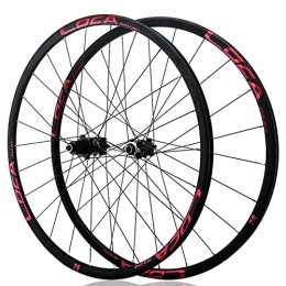 Asiacreate Mountain Bike Wheel Asiacreate 26 / 27.5 / 29 Inch Bicycle Wheel Quick Release Mountain Bike Wheelset 32H Rim Disc Brake Sealed Bearing Front Rear Wheel MS 12 Speed (Color : Red, Size : 27.5in)