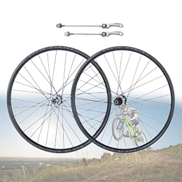 Asiacreate Spares Asiacreate Mountain Bike Wheel 26 / 27.5 / 29" MTB Wheelset Disc Brake Quick Release Wheels 32H Sealed Bearing Hub Front+Rear Wheel For 8 / 9 / 10 / 11 Speed Cassette (Color : Titanium, Size : 29'')