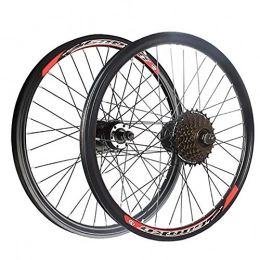 ASUD Mountain Bike Wheel ASUD 20X1.5 / 1.75 / 1.95 / 2.0 / 2.125 Inch Bike Wheelset, Cycling Wheels Mountain Bike Disc Brake Wheel Set Quick Release Palin Bearing