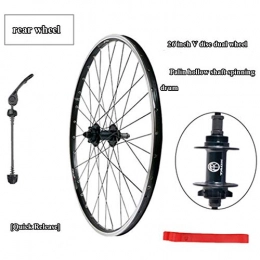 ASUD Mountain Bike Wheel ASUD 26 inch Rear Mountain Bike Wheel V brake disc brake wheel 7 / 21 speed brake disc brakes split mountain bike wheel