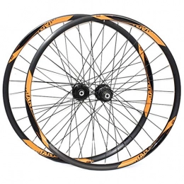 ASUD Spares ASUD 27.5 Inch Bike Wheelset, Cycling Wheels Mountain Bike Disc Brake Wheel Set Palin Orange Standard Front and Rear Wheels ATX bicycle wheel disc brake rim