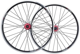 AWJ Spares AWJ 26" MTB Bike Wheel Set, Double Wall 7 8 9 10 Speed Freewheel Sealed Bearings Hub Cycling Wheels Wheel