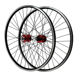 AWJ Spares AWJ 26in Cycling Wheels, Front 2 Rear 4 Bearing Disc Brake V Brake 7-11 Speed Flywheel Mountain Bike Wheels