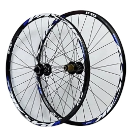 AWJ Mountain Bike Wheel AWJ Bike Rim Double Layer Mountain Bike Wheelset 26" / 27.5" / 29" Inch, Disc Brake QR Freewheel 7-11 Speed 32H Bicycle Wheel Wheel