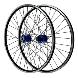 AWJ Mountain Bike Wheel AWJ Bike Wheelset, 26 Inches Double Wall Rim Quick Release Disc Brake Mountain Bike V Brake Cycling Wheels