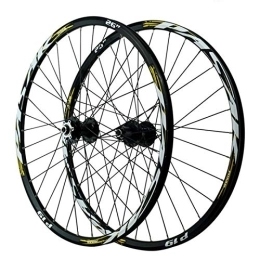 CTRIS Spares Bicycle Wheelset 26 / 27.5 / 29'' Cycling Wheelsets, Disc Brake Double Wall MTB Rim First 2 Rear 5 Bearings 12-speed Quick Release (Color : Black hub, Size : 29in)