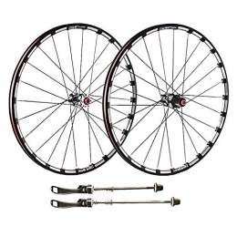 WRNM Spares Bicycle Wheelset 26" 27.5" 29" MTB Bicycle Double Wall Wheelset, Carbon Fiber Hub Disc Brake Alloy Cycling Wheel Rim - Quick Release (Color : B, Size : 29inch)