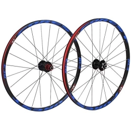 ZYHDDYJ Mountain Bike Wheel Bicycle Wheelset 26 27.5 Inch Front Rear Bike Wheels Set Bicycle Wheelset Ultralight Double Wall MTB Rim 5 Bearing 120 Ring Quick Release Disc Brake 7 8 9 10 11 Speed ( Color : D , Size : 26inch )