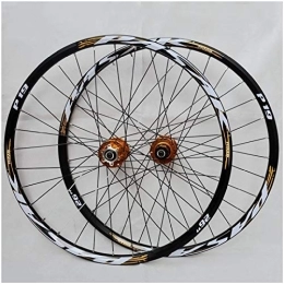 JAMCHE Spares Bicycle Wheelset 26 inch 27.5" MTB Rim Double Wall Alloy Bike Wheel 29er Hybrid / Mountain Compatible 7 / 8 / 9 / 10 / 11 Speed Rim