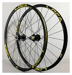 CTRIS Spares Bicycle Wheelset 29" Mountain MTB Bike Wheel Set Double Layer Rim Disc Brake Bicycle Quick Release Alloy Rim Front 2 Rear 4 Palin 24H 7 8 9 10 11 12 Speed (Color : E)