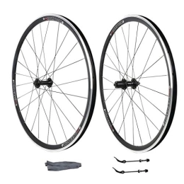 WRNM Spares Bicycle Wheelset 700C Racing Road Bike Wheel, Double Wall MTB Rim Quick Release V-Brake 32 Hole Disc 7 8 9 10 Speed Only 2050g (Size : 700C)