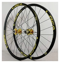 CTRIS Spares Bicycle Wheelset Bicycle Wheelset 26 27.5 29 In Mountain Disc Bike Wheel Double Layer Alloy Rim MTB Sealed Bearing QR 7 / 8 / 9 / 10 / 11 / 12 Speed 24H (Color : F, Size : 29in)