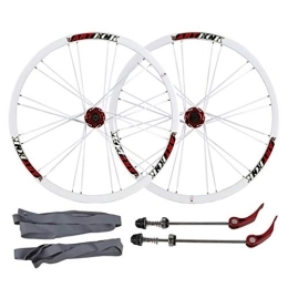 WRNM Spares Bicycle Wheelset Bike Wheelset 26 Inch, Double Wall MTB Bicycle Wheelset Quick Release Disc Brake Compatible 8 / 9 / 10 Speed (Color : B, Size : 26inch)