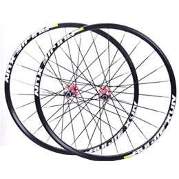CTRIS Spares Bicycle Wheelset Mountain Bike Wheelset 26 / 27.5 / 29 Inch MTB Alloy Double Wall Rim 8-11speed Bicycle 4 Palin Bearing 6 Ratchets QR Carbon Fiber Cassette Hub Disc Brake 1895g